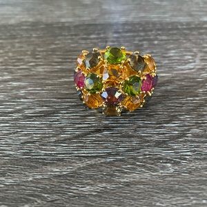 Trina Turk Multi-Stone Ring Size 7/7.5 - Never Worn
